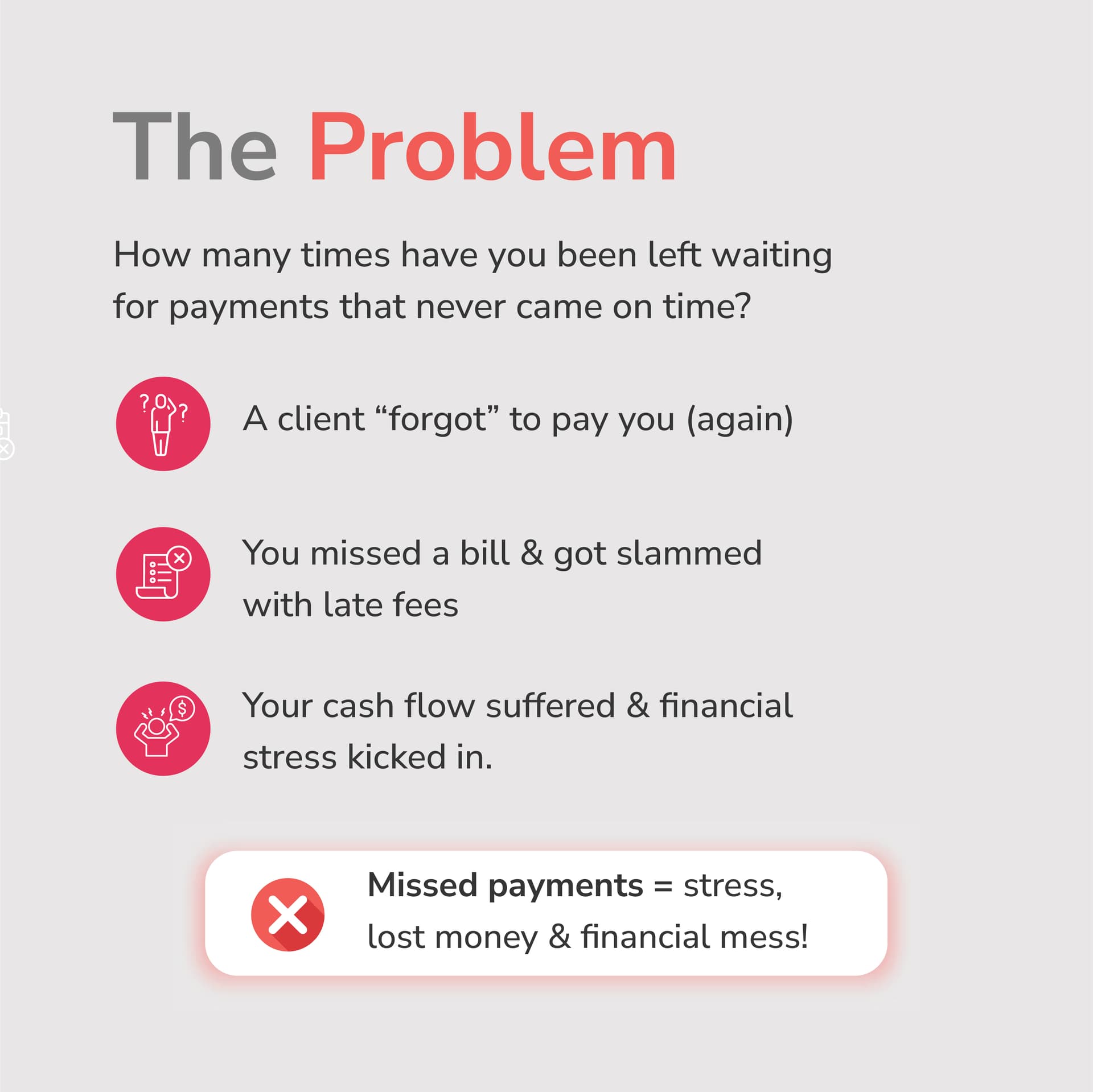 Invoice creation interface