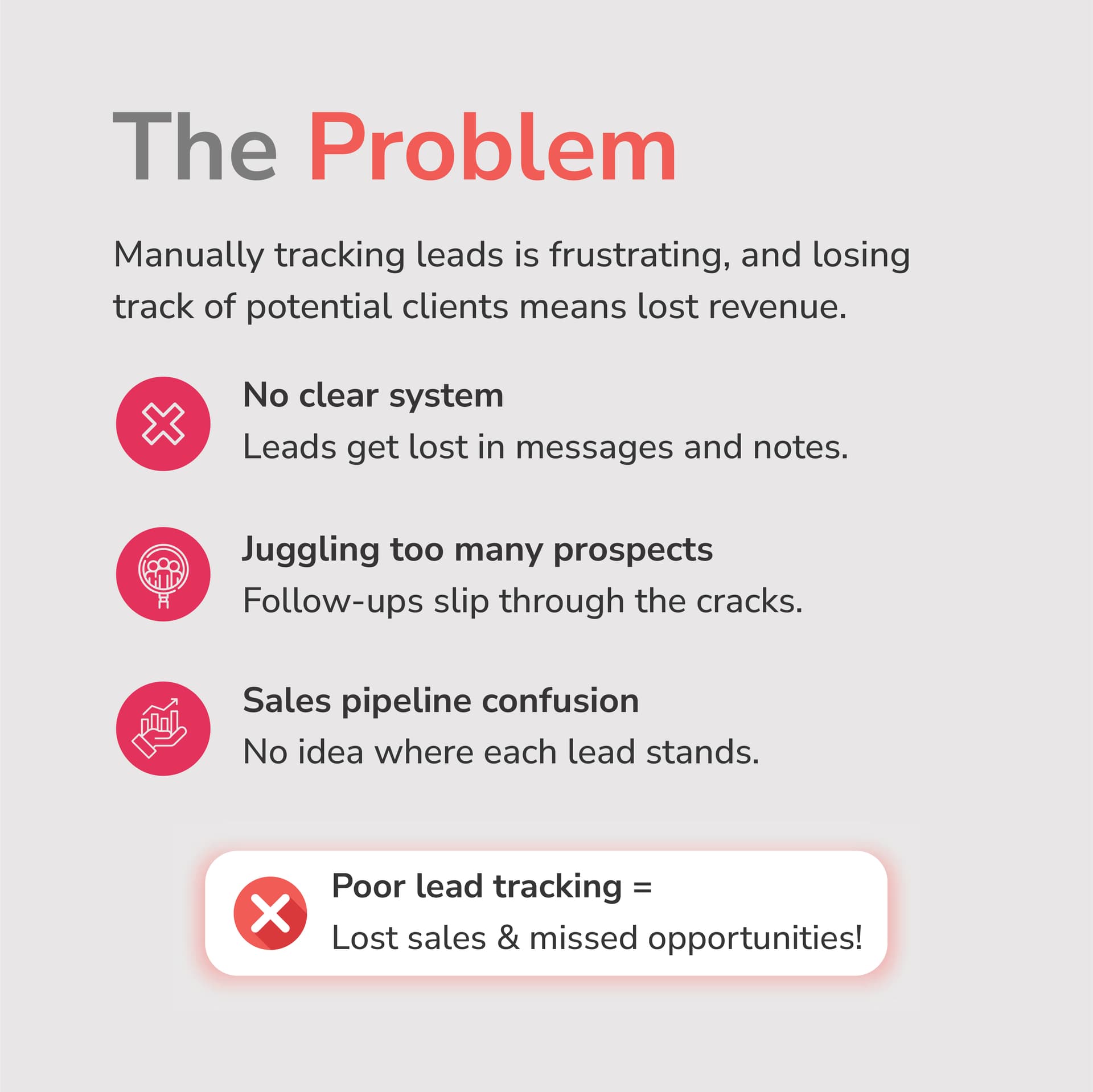 Lead details and information