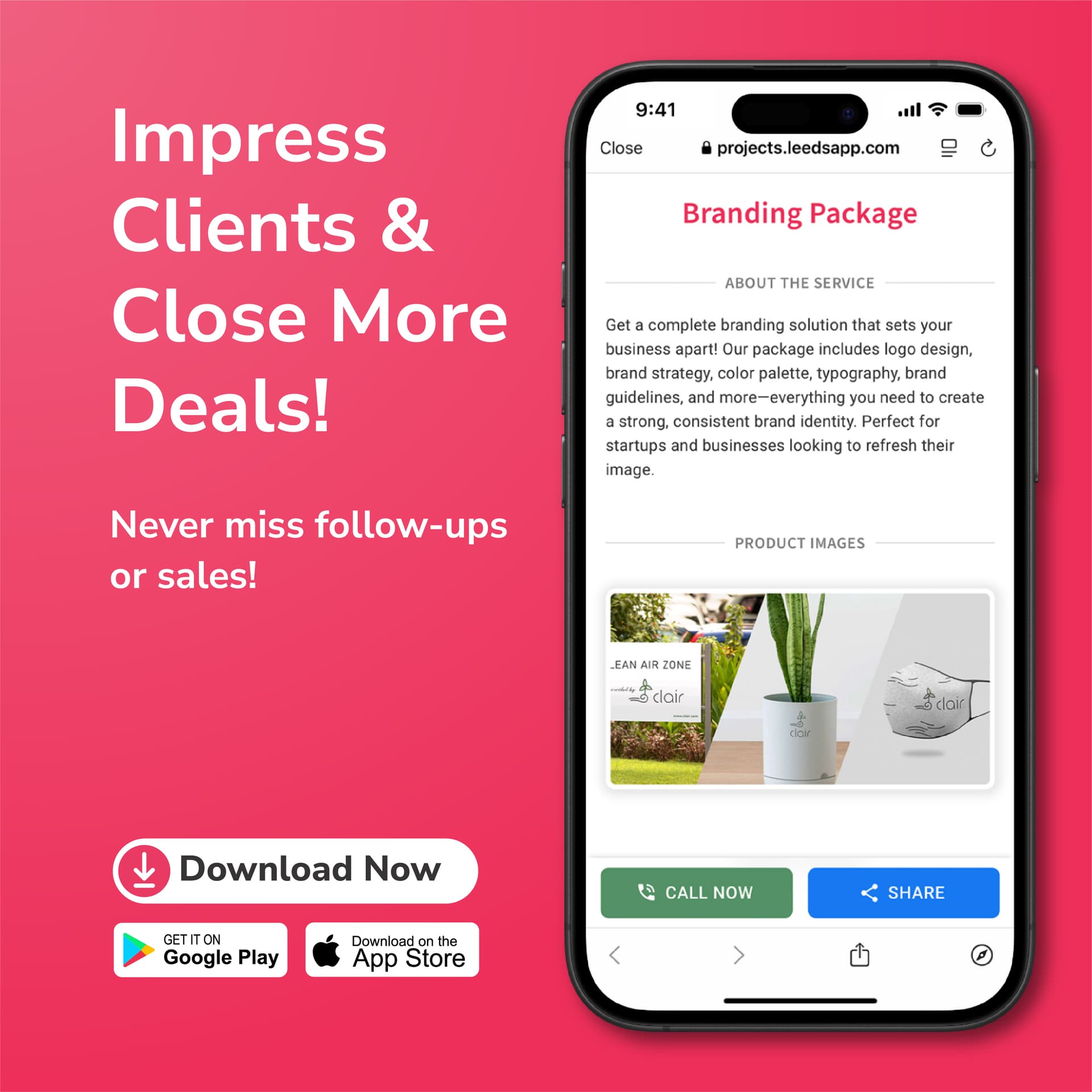 Project reporting interface